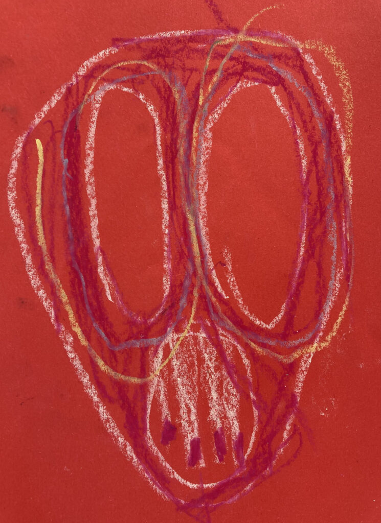 urlo di Munch di un bambino